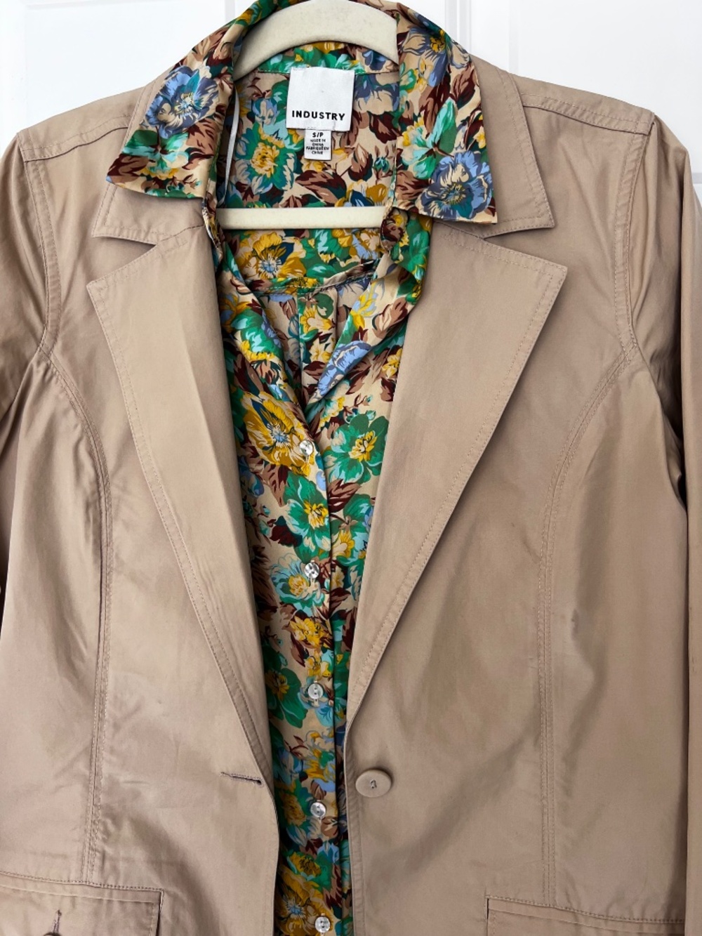 Tommy Bahama Cotton Blend Blazer Jacket – Size Medium – Classic Neutral - Picture 4 of 7
